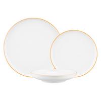 TELLER-SET Sento Home Pure Lines Mango Orange 18-tlg. - Orange, Keramik (2/2/2cm) - Seltmann Weiden
