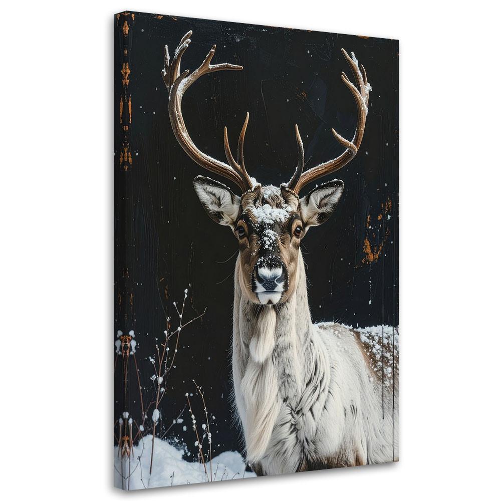 LEINWANDBILD Weihnachten 20x30cm - Schwarz, Textil (20/30cm) - Feeby