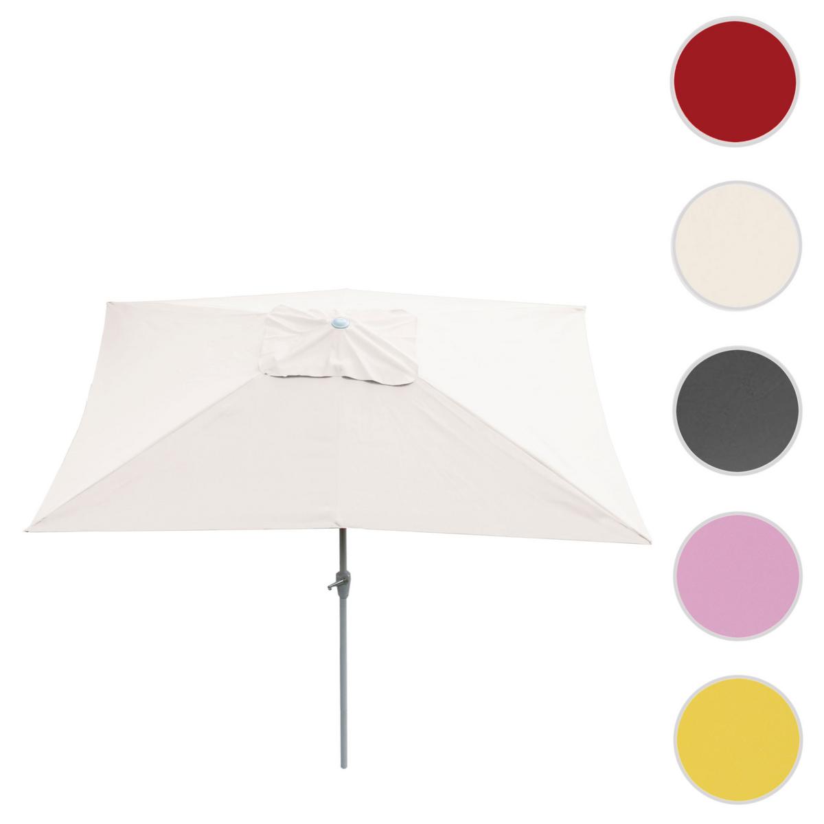 SONNENSCHIRM Cremeweiß - Weiß, Textil (192/295cm) - MCW