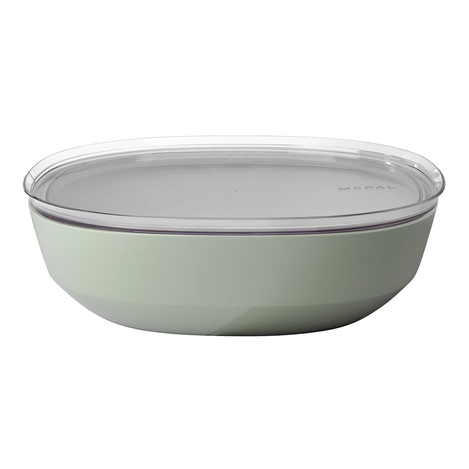 SERVIERSCHALE MIT DECKEL Silueta Nordic Sage 4000 ml - Mintgrün, Kunststoff (30.1cm) - Mepal