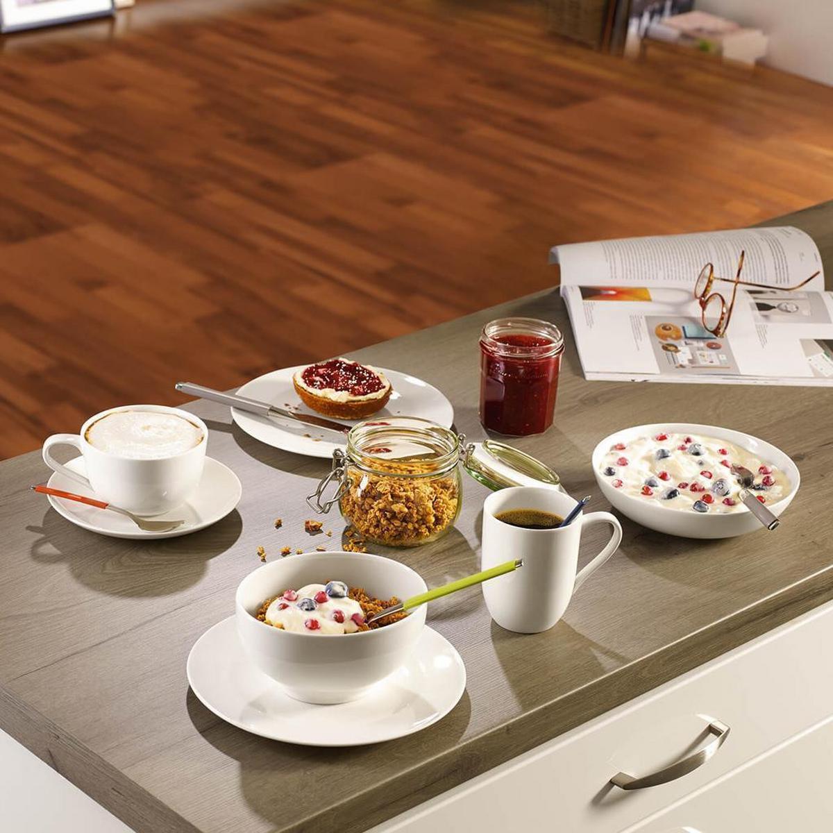 KAFFEESERVICE For Me weiß 18-tlg. - Weiß, Keramik (2/2/2cm) - Villeroy & Boch