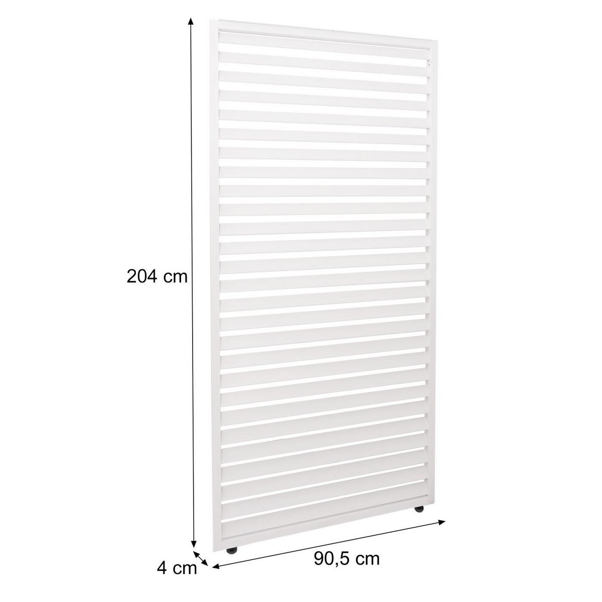 PANEELE FÜR PERGOLA 3ER-SET Weiß 3er-Set-Set - Weiß, Metall (271/204/4cm) - MCW