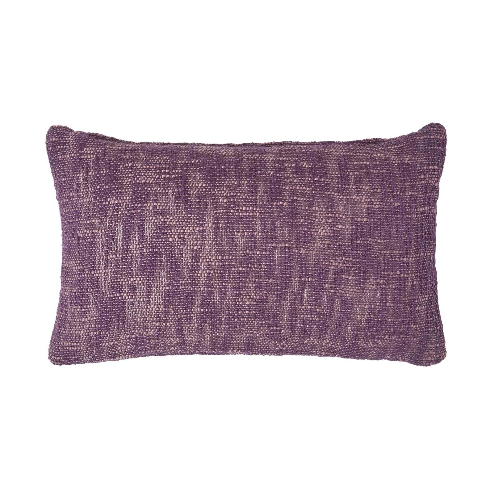 KISSENHÜLLE Nirvana Slub 30/50 cm, 100% Baumwolle - Lila, Textil (30/50cm) - Homescapes