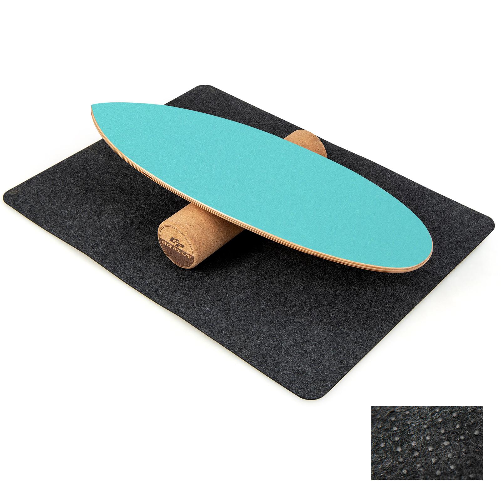 BALANCIERBRETT Blau - Blau, Holz (82/28cm) - COSTWAY