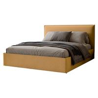 POLSTERBETT Bianco - Schwarz/Braun, Holzwerkstoff/Kunststoff (160/200cm) - MIRJAN24