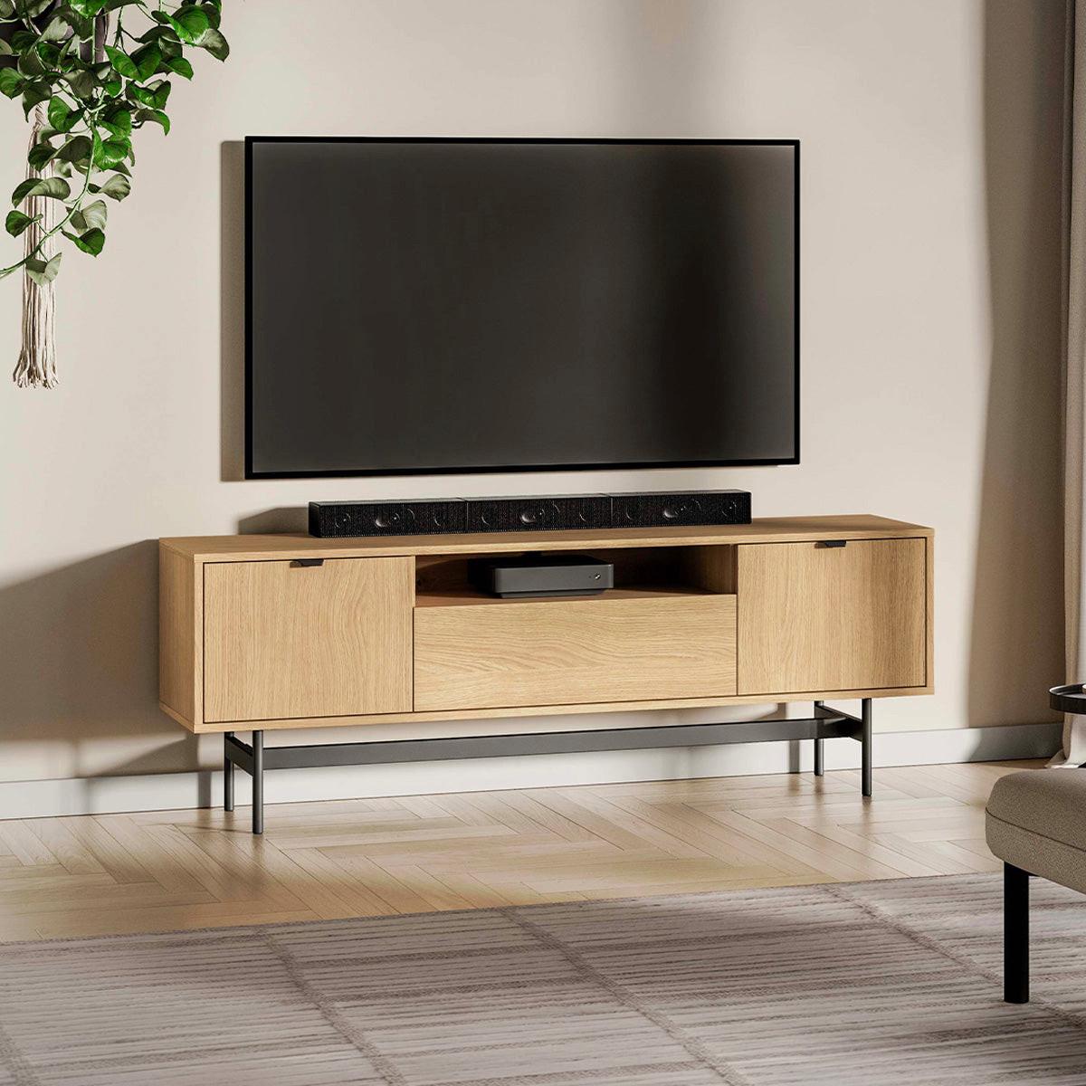 TV-MÖBEL Nila Holz - Braun, Holzwerkstoff (150/53/33cm) - Petits-meubles