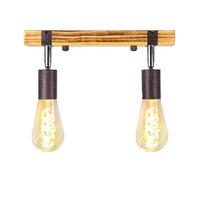DECKENSTRAHLER Dickson 2-flammig 30/6/14.5cm - Eschefarben, Metall (30/6/14.5cm) - Nettlife