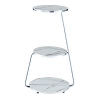 BEISTELLTISCH Sipoo - Weiß, Holzwerkstoff (37/46/74cm) - [en.casa]