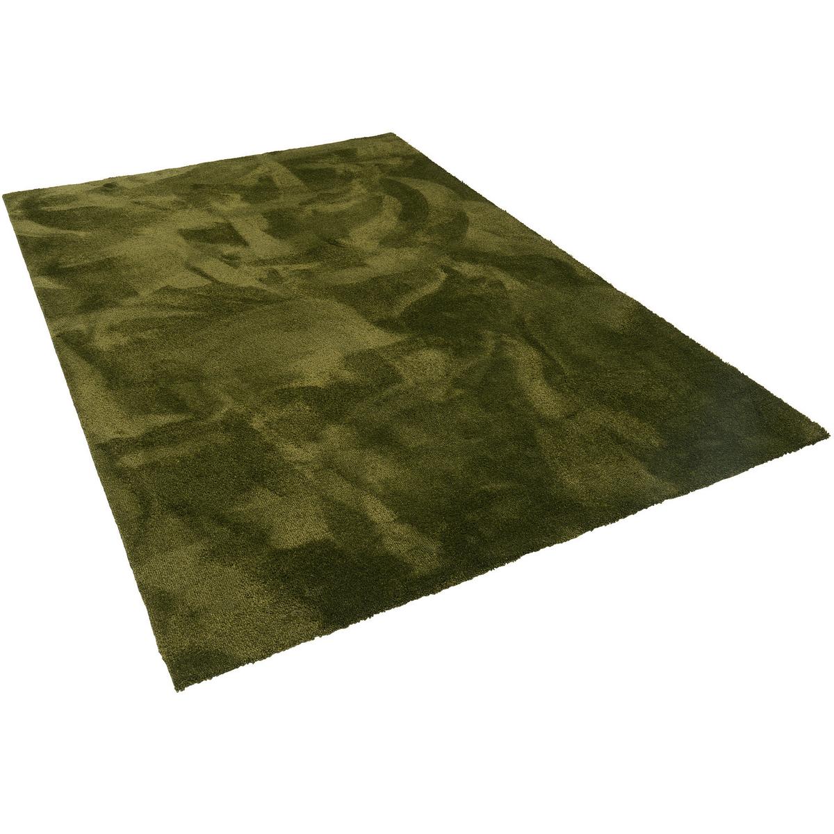 SUPER SOFT HOCHFLORTEPPICH LIVORNO - Grün, Textil (100/100cm) - Snapstyle