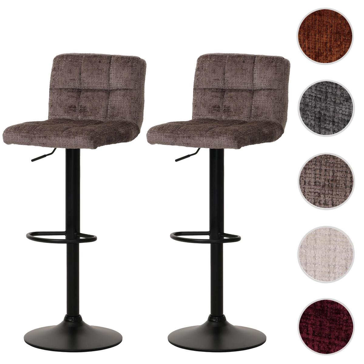 BARHOCKER Braun 2er-Set - Braun, Textil (38/107/41cm) - MCW