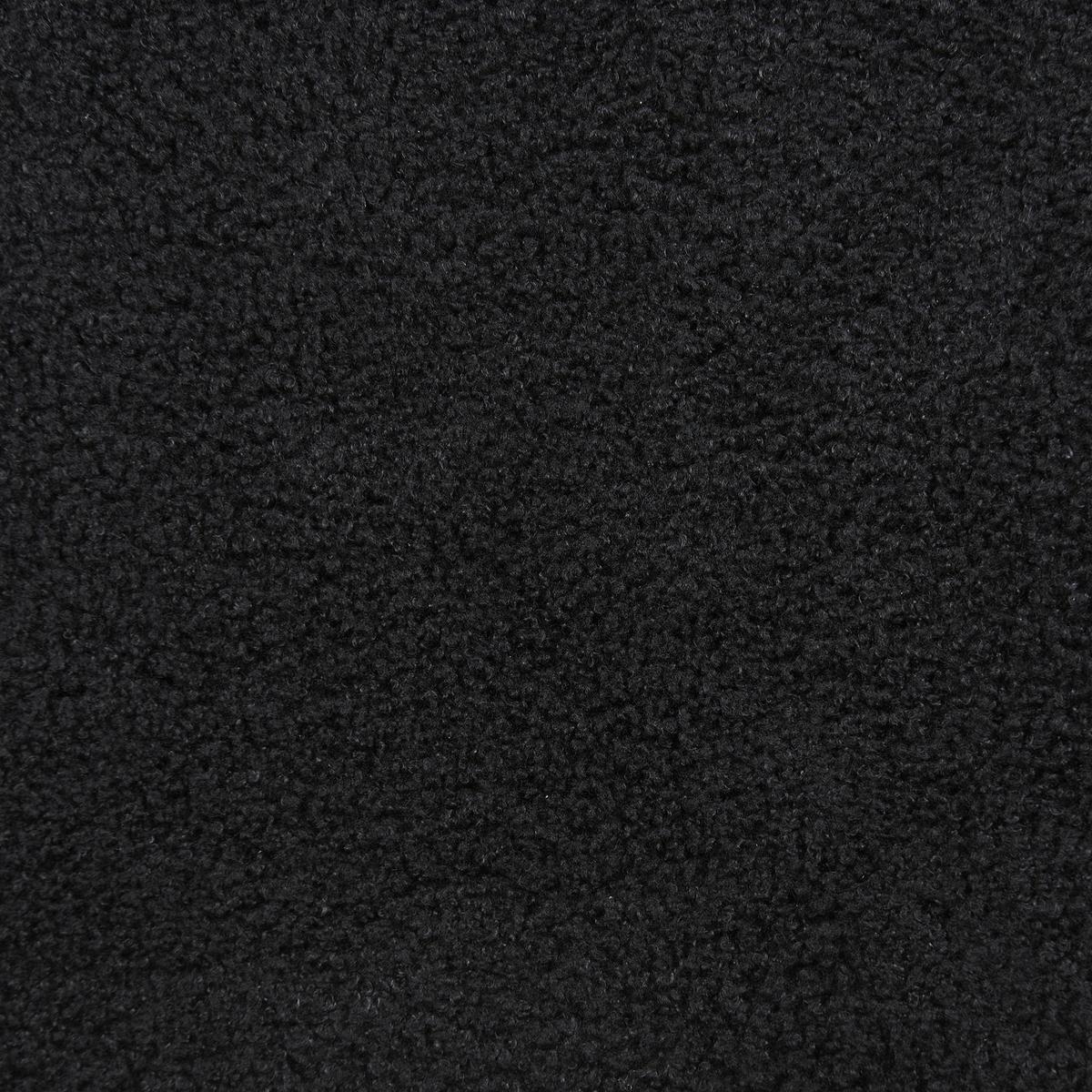 ESSZIMMERSTUHL 2er-Set Kunstleder Schwarz Luana - Schwarz, Textil/Metall (50/80/52cm) - Beliani