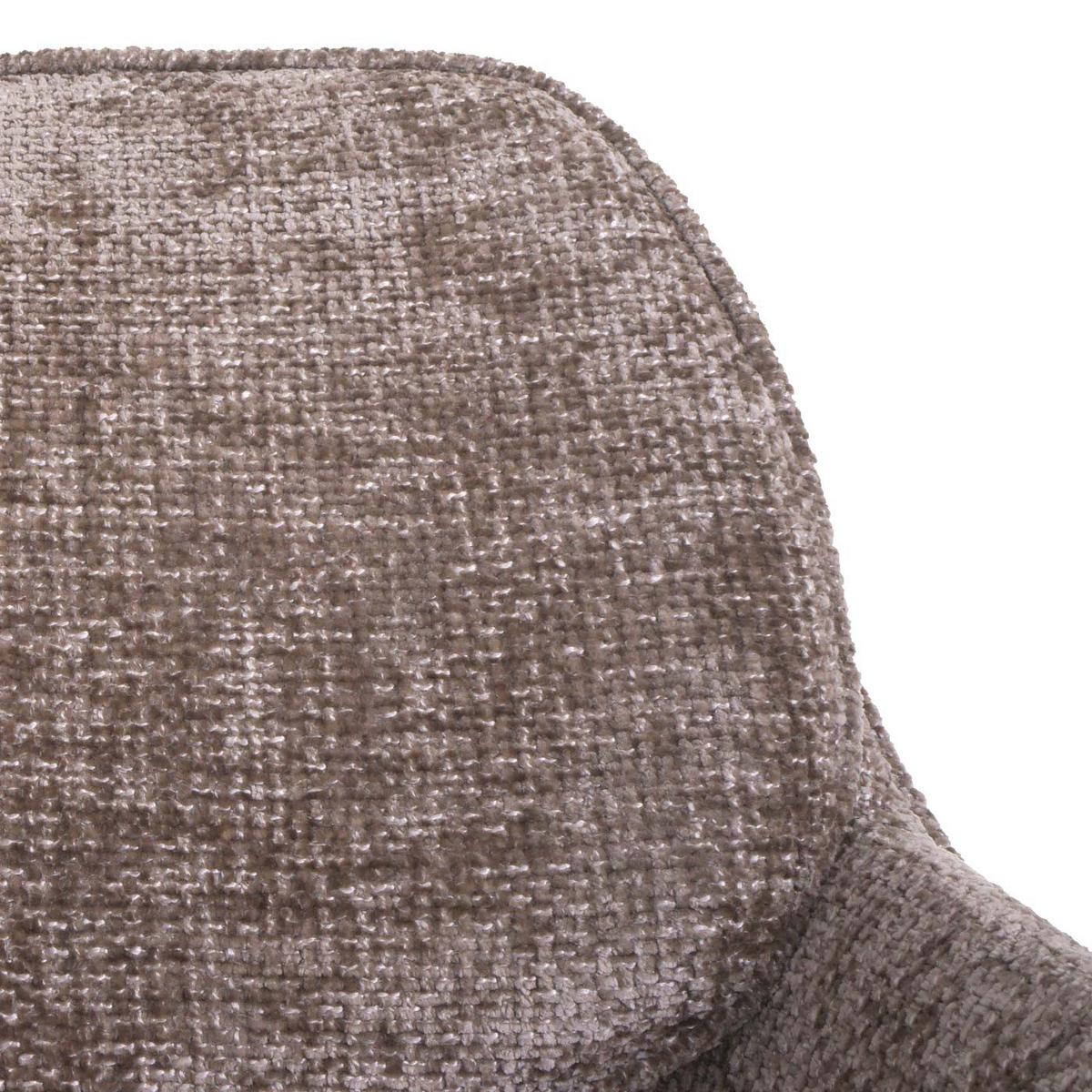 ESSZIMMERSTUHL Braun 2er-Set - Braun, Textil (57/86/61cm) - MCW