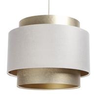 HÄNGELEUCHTE Gold 40/31 cm - Goldfarben, Kunststoff (40/1/31cm) - ONZENO