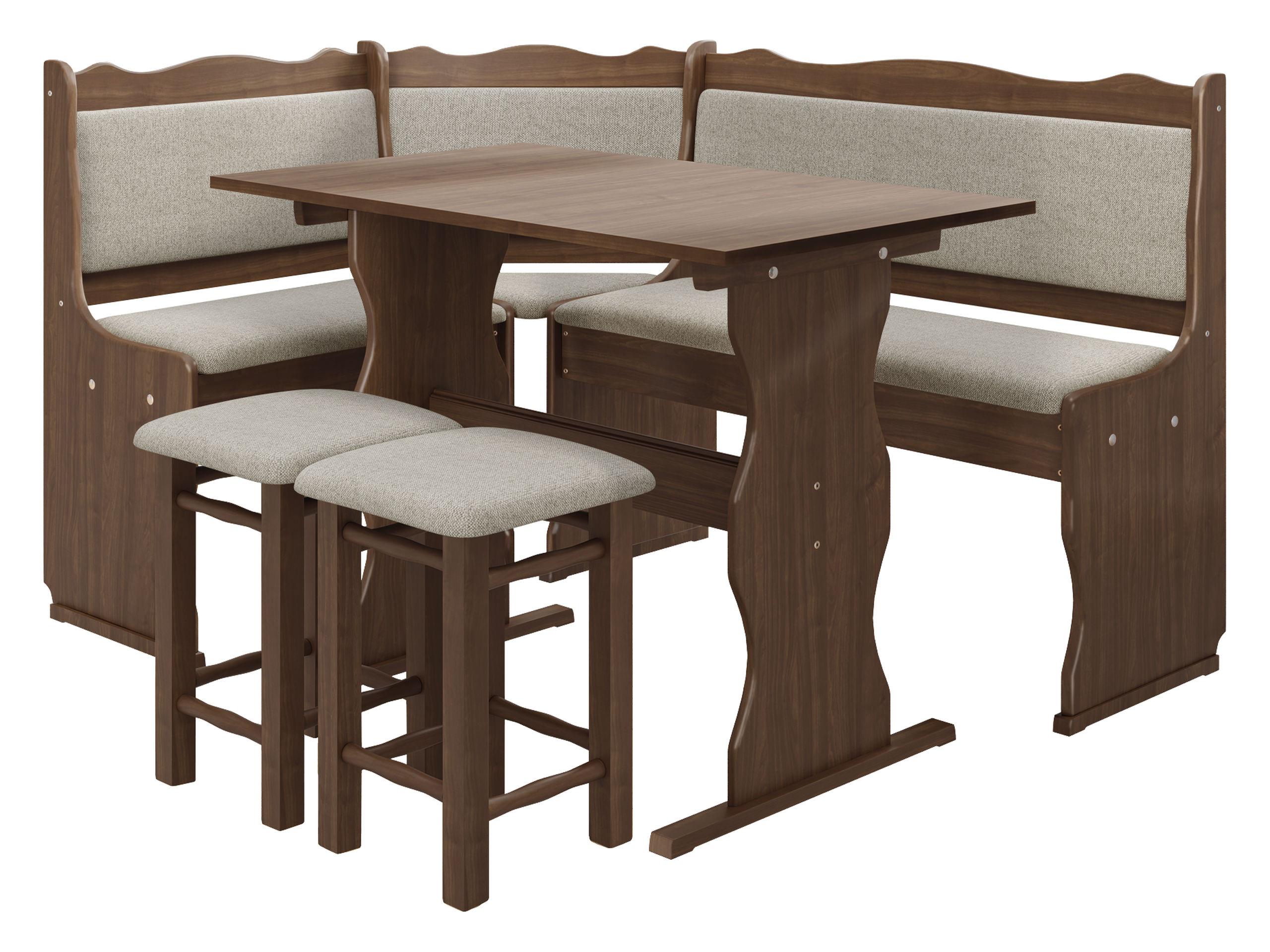 ECKBANKGRUPPE Mini - Hellbraun/Beige, Holz (145/87/105cm) - MIRJAN24