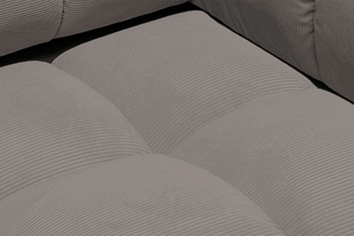 DREHSESSEL VIVIEN Grau Cord Drehbar (360°) - Schwarz/Grau, Kunststoff/Textil (112/85/108cm) - KAWOLA