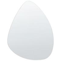 LED-BADEZIMMER-SPIEGEL 70/90 cm Silber Lugny - Silberfarben, Glas (70/90/1cm) - Beliani