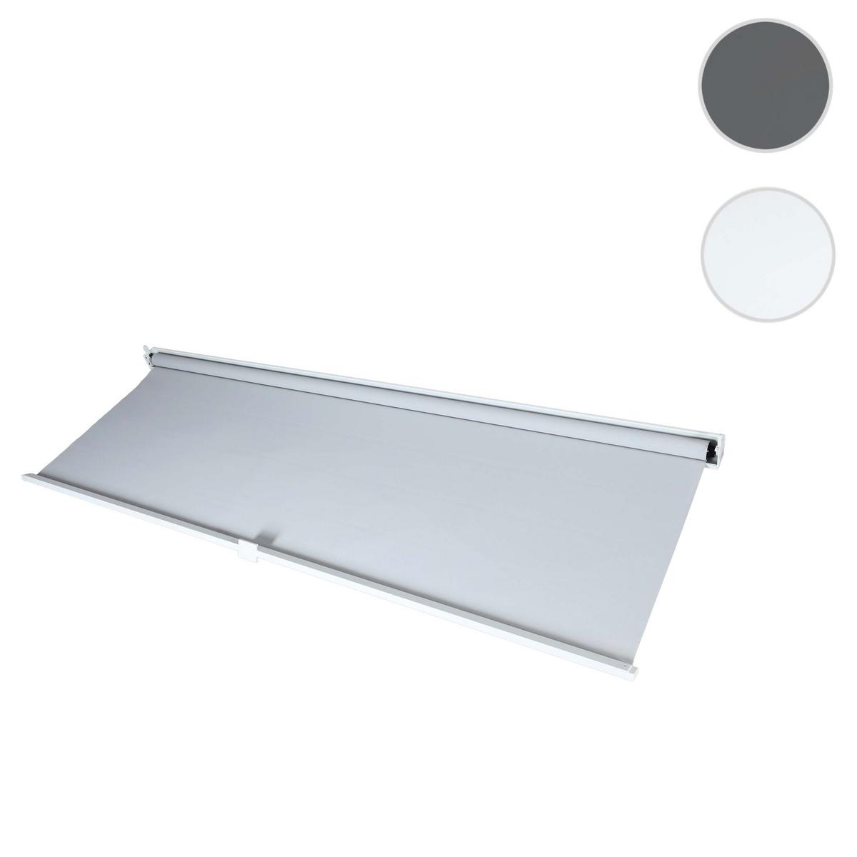 SEITENWAND FÜR PERGOLA Weiß - Weiß, Textil (338/206/1cm) - MCW