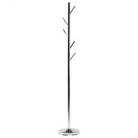 KLEIDERSTÄNDER Chromstahl silber 170 cm Allen - Silberfarben, Metall (28/170/28cm) - Beliani