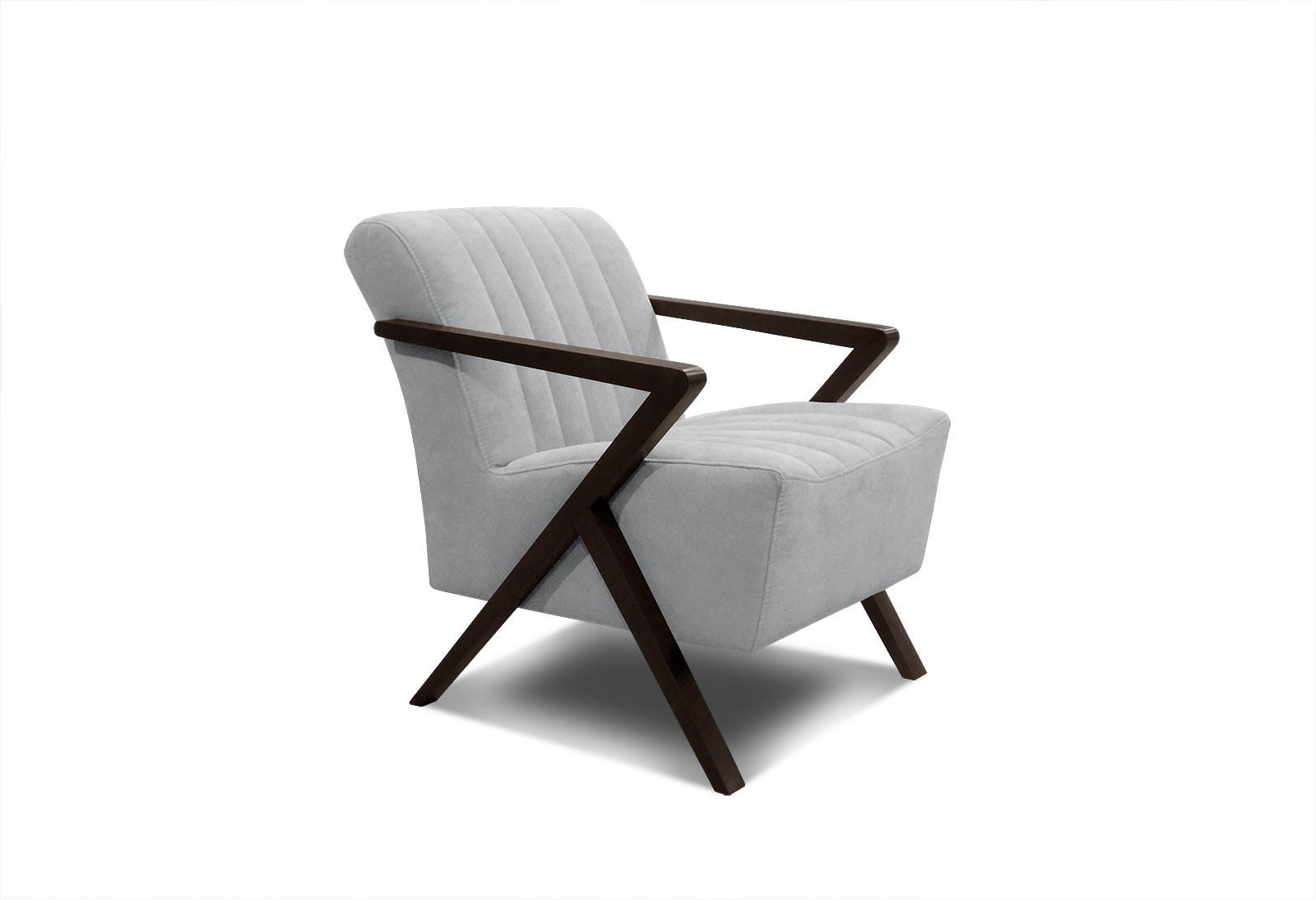 SESSEL LEBRON, hellgrau - Hellgrau, Holzwerkstoff/Textil (65/82/79cm) - Wozimo