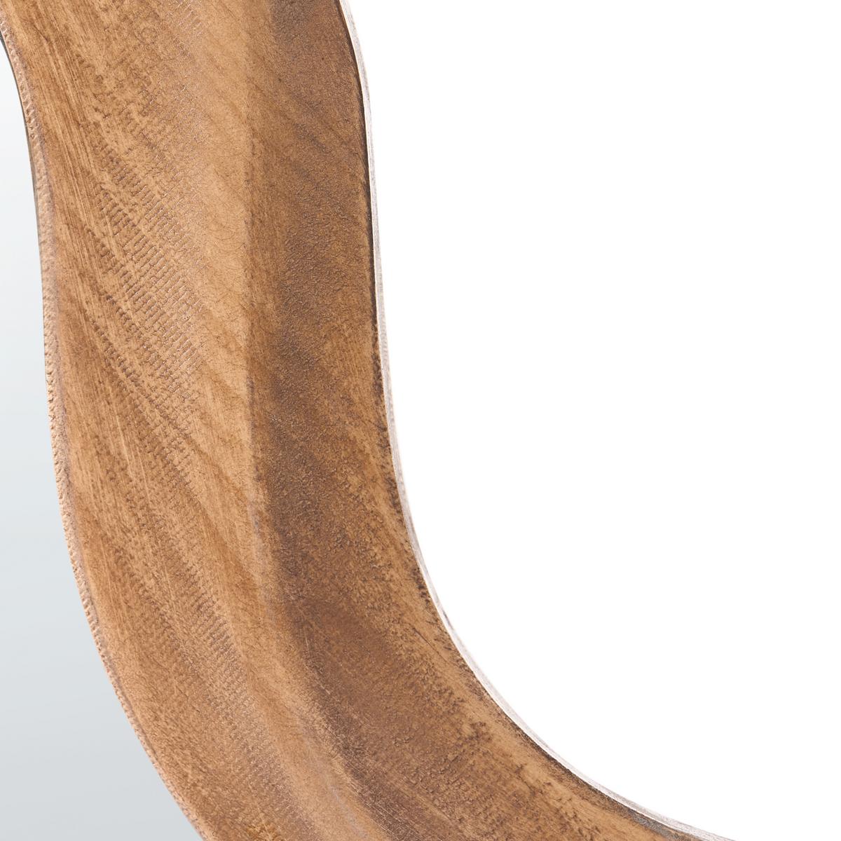 WANDSPIEGEL 89/52 cm Kiefernholz Naturfarben Drevant - Braun, Holz (89/52/3cm) - Beliani