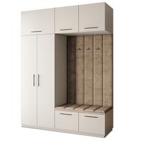 GARDEROBENSCHRANK REMA 180/240/60 cm Modern Garderobe-Set Kaschmir - Kaschmir/Mokka, Holzwerkstoff (180/240/60cm) - MASSENO