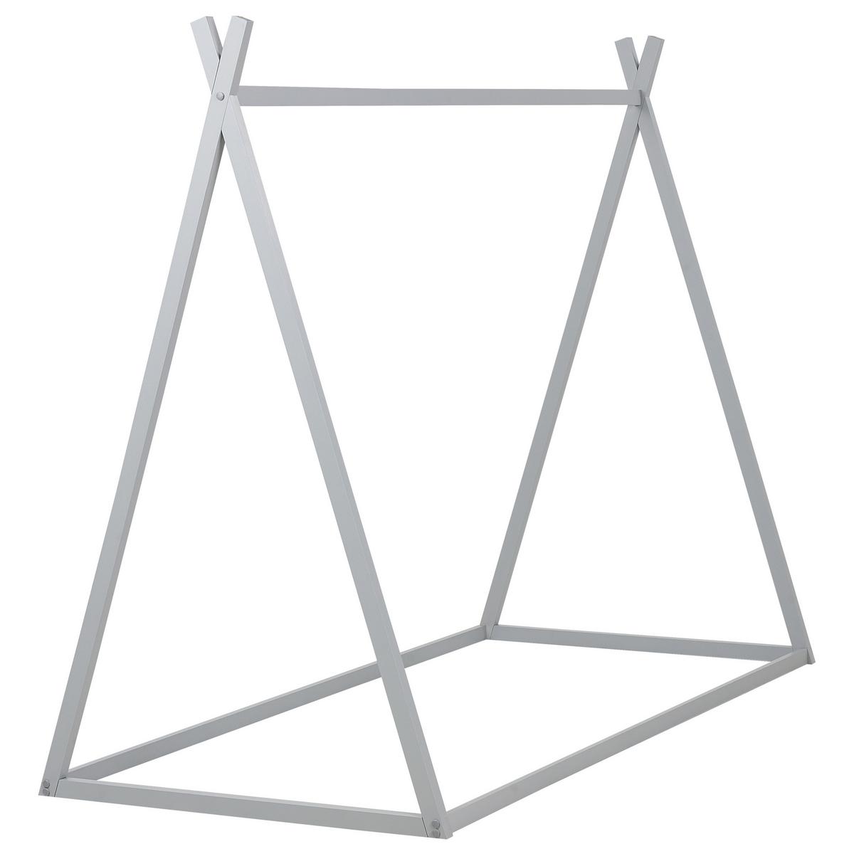 KINDERBETT Grau 90-200 cm Saurat - Grau, Holz (90/200cm) - Beliani