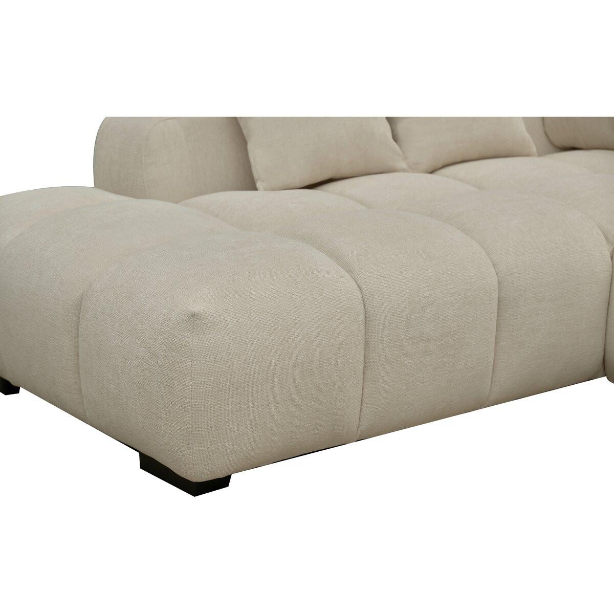 ECKSOFA monceau beige - Beige, Textil (207/307cm) - Habitat Garten