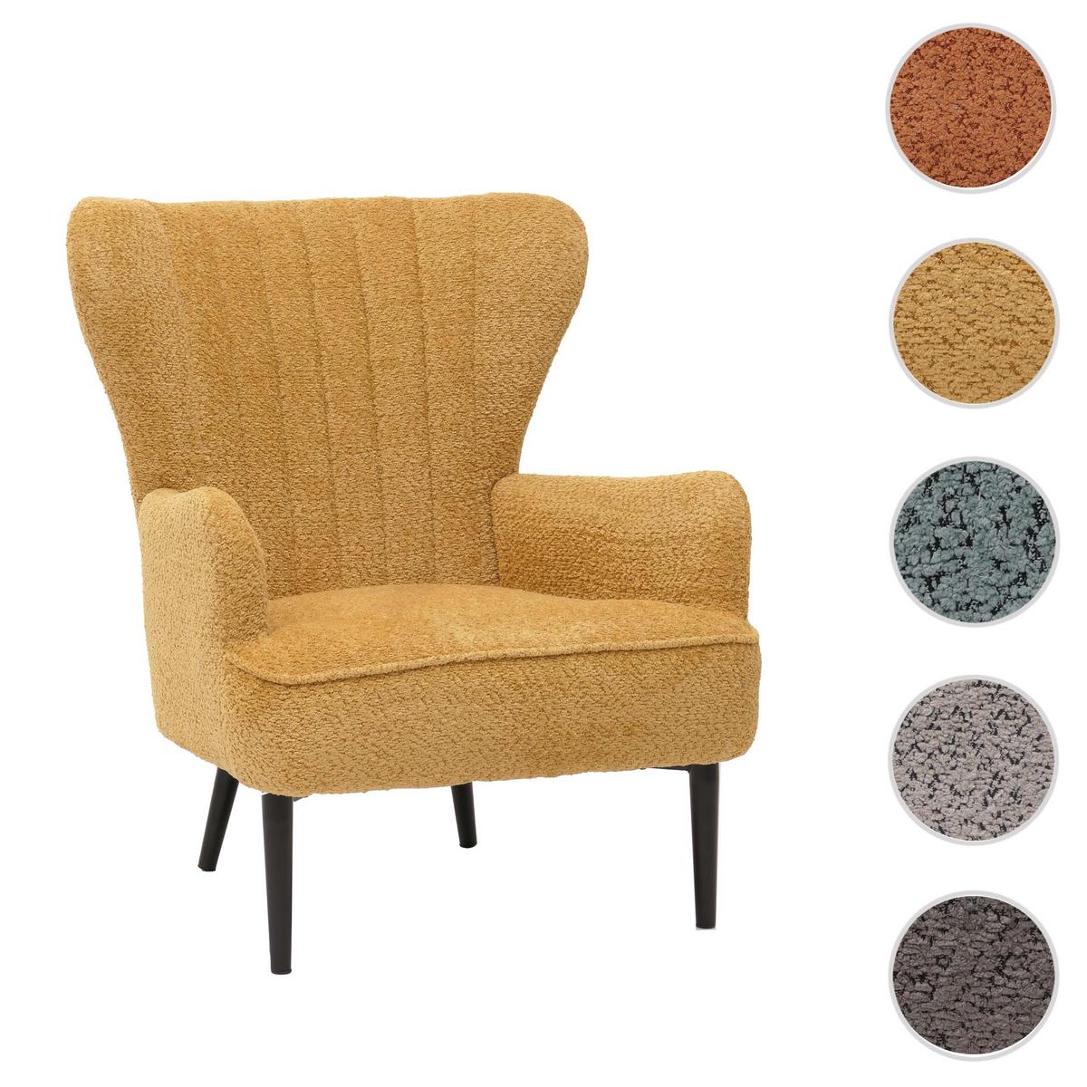 LOUNGE-SESSEL Gelb - Gelb, Textil (75/80/78cm) - MCW