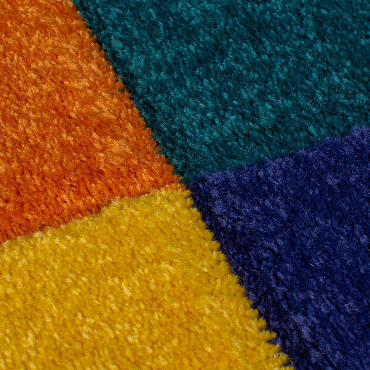 TEPPICH QUAGGY, geometrisch, Bunt, 66 x 230 cm - Multicolor, Textil (230/66cm) - KADIMA DESIGN
