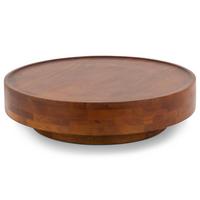 COUCHTISCH TIBET dunkelbraun - Dunkelbraun, Holz (110/110/27cm) - IDIMEX