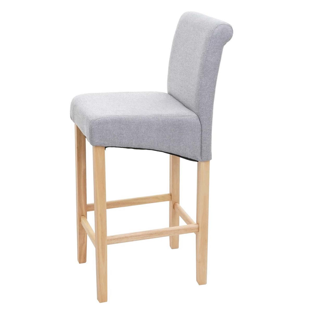 BARHOCKER Grau 2er-Set - Grau, Textil (39/105/53cm) - MCW