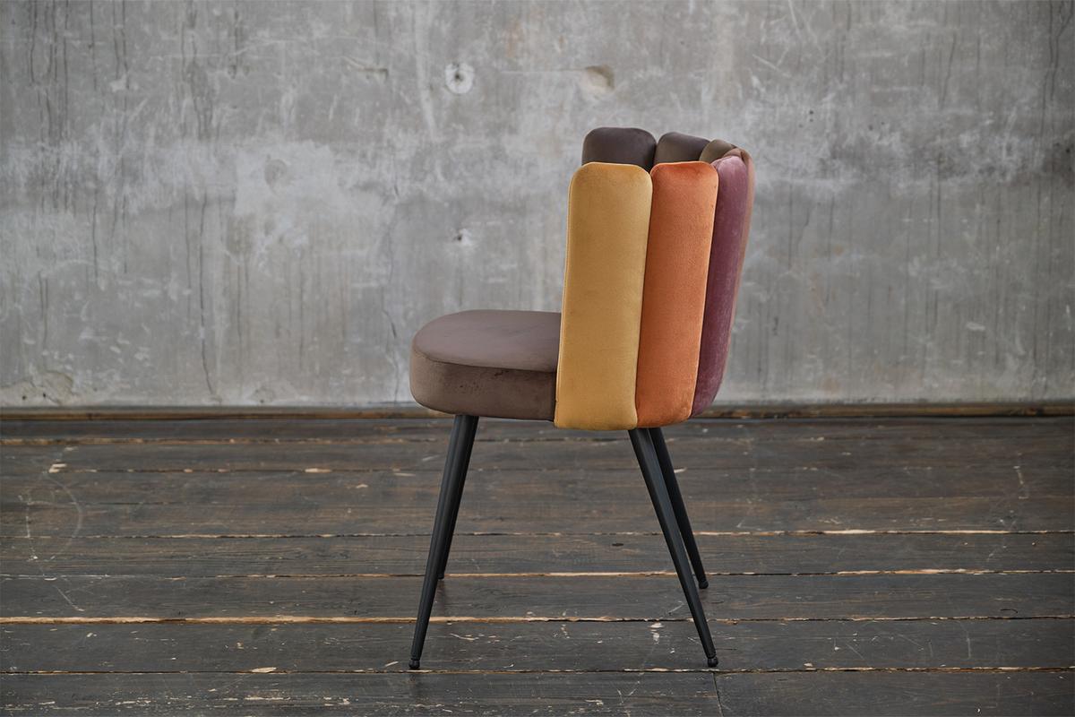 ESSZIMMERSTUHL JADA Braun Velvet (1er-Set) - Braun, Kunststoff/Textil (59/86/55cm) - KAWOLA