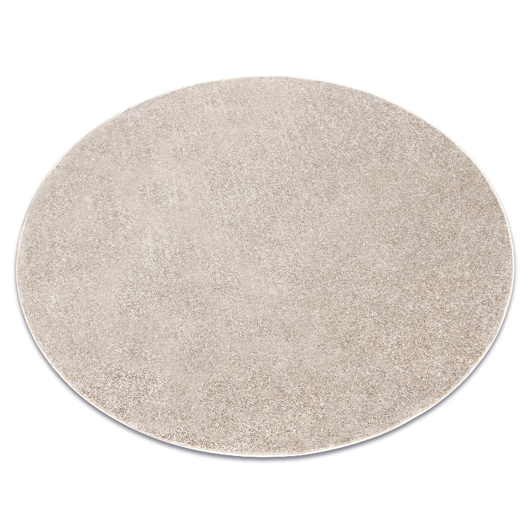 TEPPICH rund SANTA 133 cm - Beige, Textil (133/133cm) - rugsX