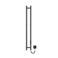 HEIZKÖRPER elektrisch vertikal 120 x 12,4 cm mit Smart-Steuerung Anthrazit - Anthrazit, Metall (12.4/120/14cm) - EMKE