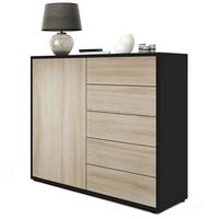 KOMMODE Ben Front in Eiche sägerau - Eiche San Remo, Holzwerkstoff (79/74/36cm) - Vladon