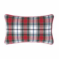 KISSENHÜLLE Macduff Schottenkaro 30/50 cm - Rot, Textil (30/50cm) - Homescapes