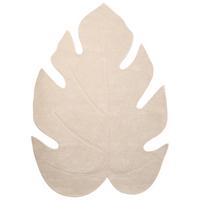 TEPPICH Cremeweiß 160/230 cm Wolle Nainital - Creme, Textil (160/230cm) - Beliani