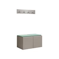 GARDEROBEN-SET Orion VI - Kaschmir/Mintgrün, Holzwerkstoff/Kunststoff (84/42/46cm) - MIRJAN24