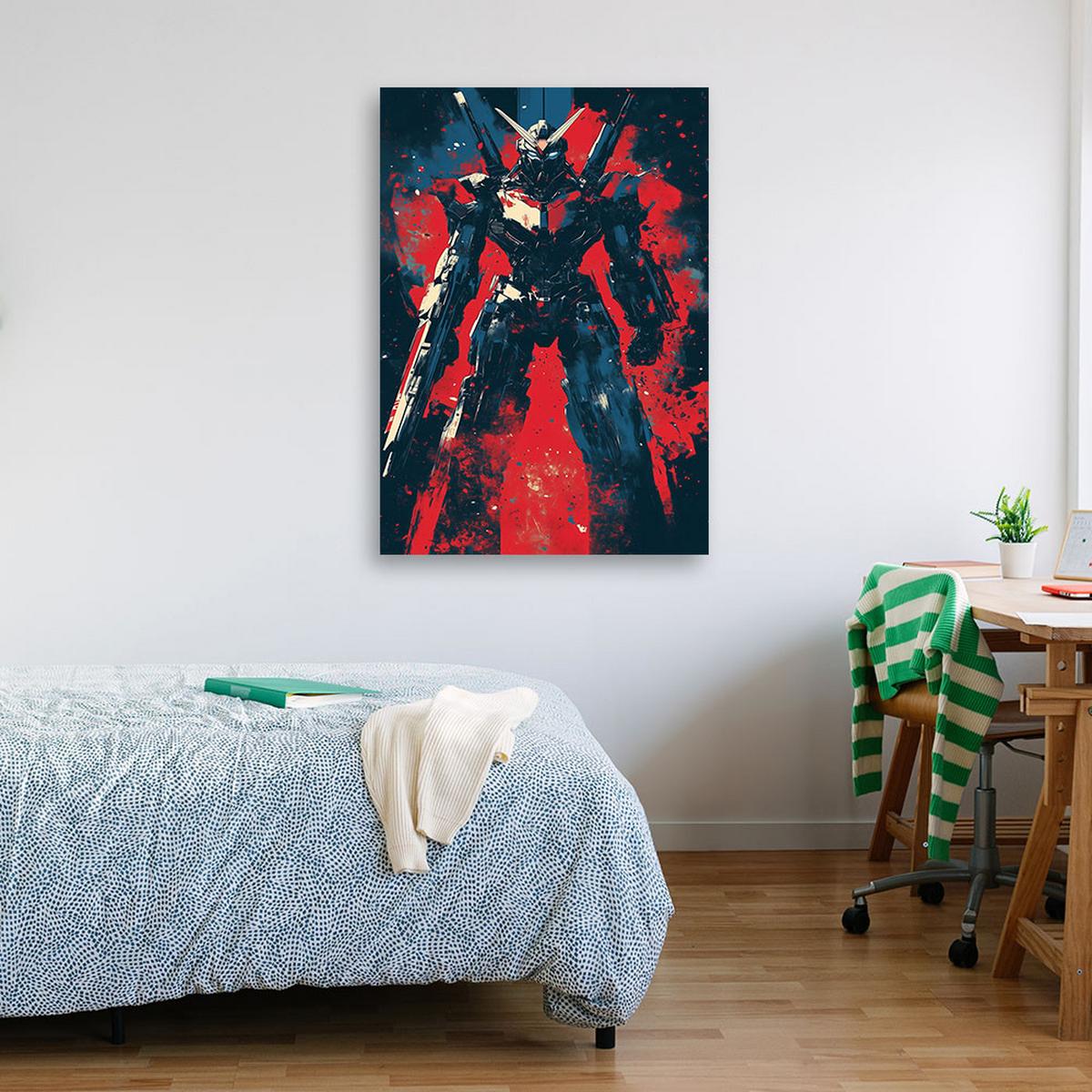 LEINWANDBILD Modernität 40x60cm - Rot, Textil (40/60cm) - Feeby