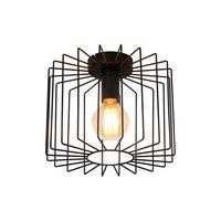 DECKENSTRAHLER Luxthara 27/22.5/27 cm - Schwarz, Metall (27/27/22.5cm) - ZMH