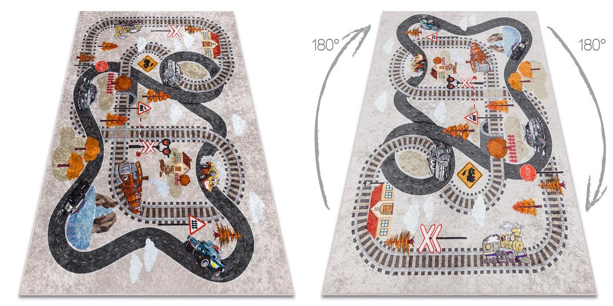TEPPICH Junior 160/220 cm - Grau, Textil (160/220cm) - rugsX
