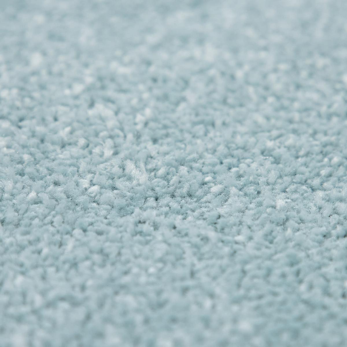 KURZFLORTEPPICH Waschbar, einfarbig, Türkis, Ø 160 cm - Blau, Textil (160/160cm) - KADIMA DESIGN