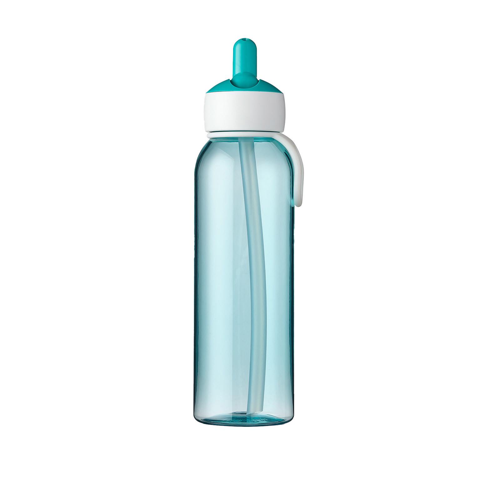 WASSERFLASCHE FLIP-UP Campus Türkis 500 ml - Türkis, Kunststoff (0.5L) - Mepal
