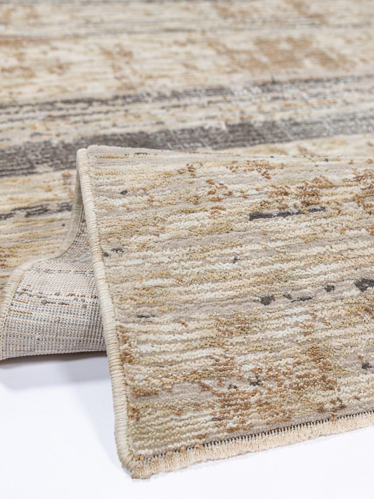KURZFLORTEPPICH HORNER, Streifen, Natur, 120 x 160 cm - Beige, Textil (120/160cm) - KADIMA DESIGN