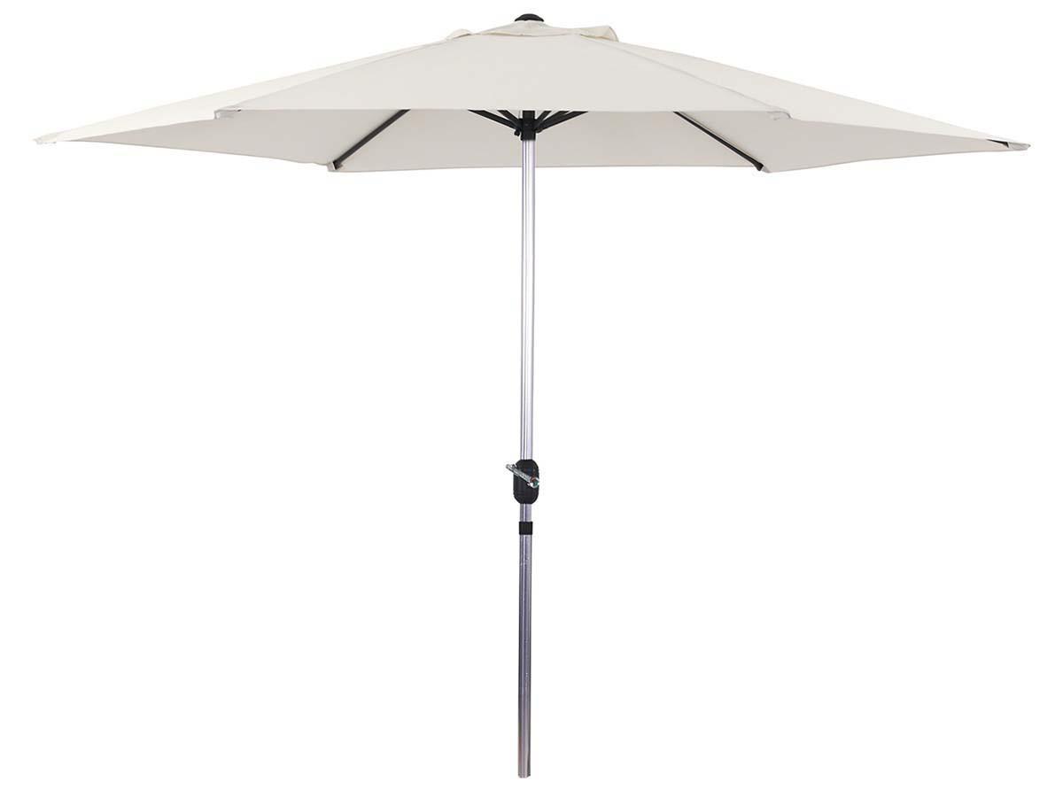 SONNENSCHIRM sol Ekru - Beige, Metall (300/300cm) - Habitat Garten