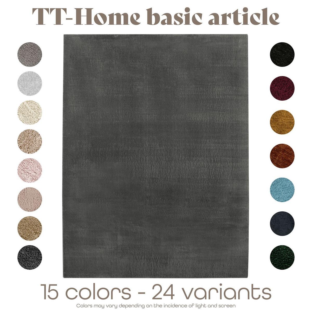 FLACHWEBETEPPICH Anthrazit 240 x 340 cm - Anthrazit, Kunststoff (240/340cm) - TT Home