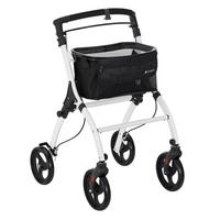 WOHNUNGSROLLATOR Aktiv weiß mit Transporttasche - Weiß, Metall (66/90/56cm) - Juskys