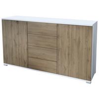 SIDEBOARD Santo Eiche Evoke - Eiche San Remo, Holzwerkstoff (138.5/75.5/35cm) - Vladon