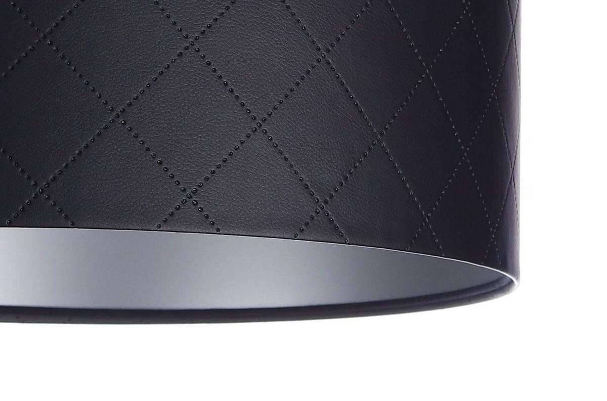 HÄNGELEUCHTE Schwarz 50/25 cm - Silberfarben/Schwarz, Kunststoff (50/0.8/25cm) - ONZENO
