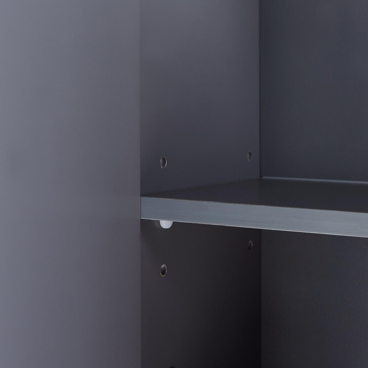 SPIEGELSCHRANK Overath - Grau, Holzwerkstoff (60/49.5/20cm) - [en.casa]